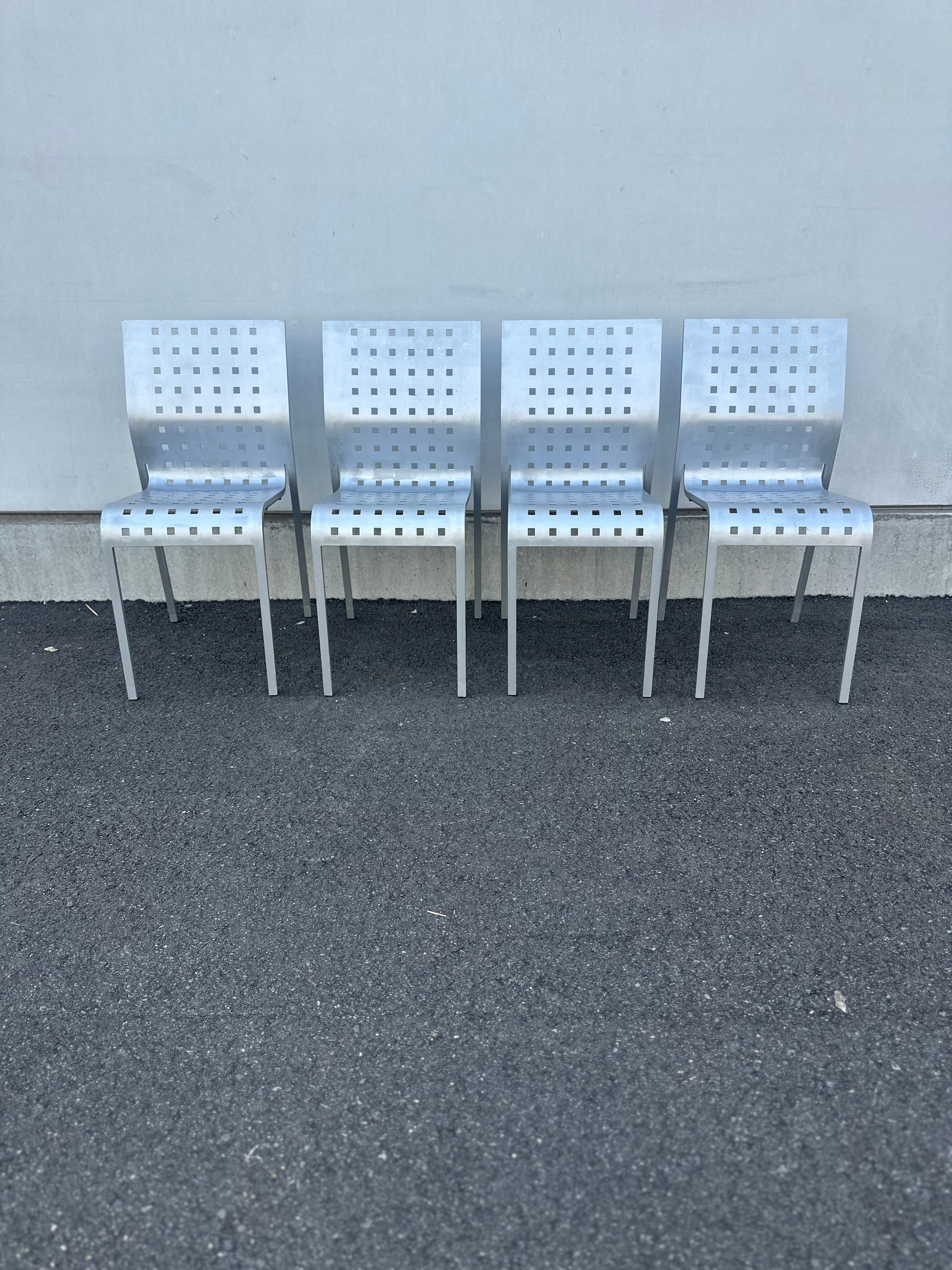 Set of 4 "Mirandolina" chairs – Pietro Arosio for Zanotta, 1999