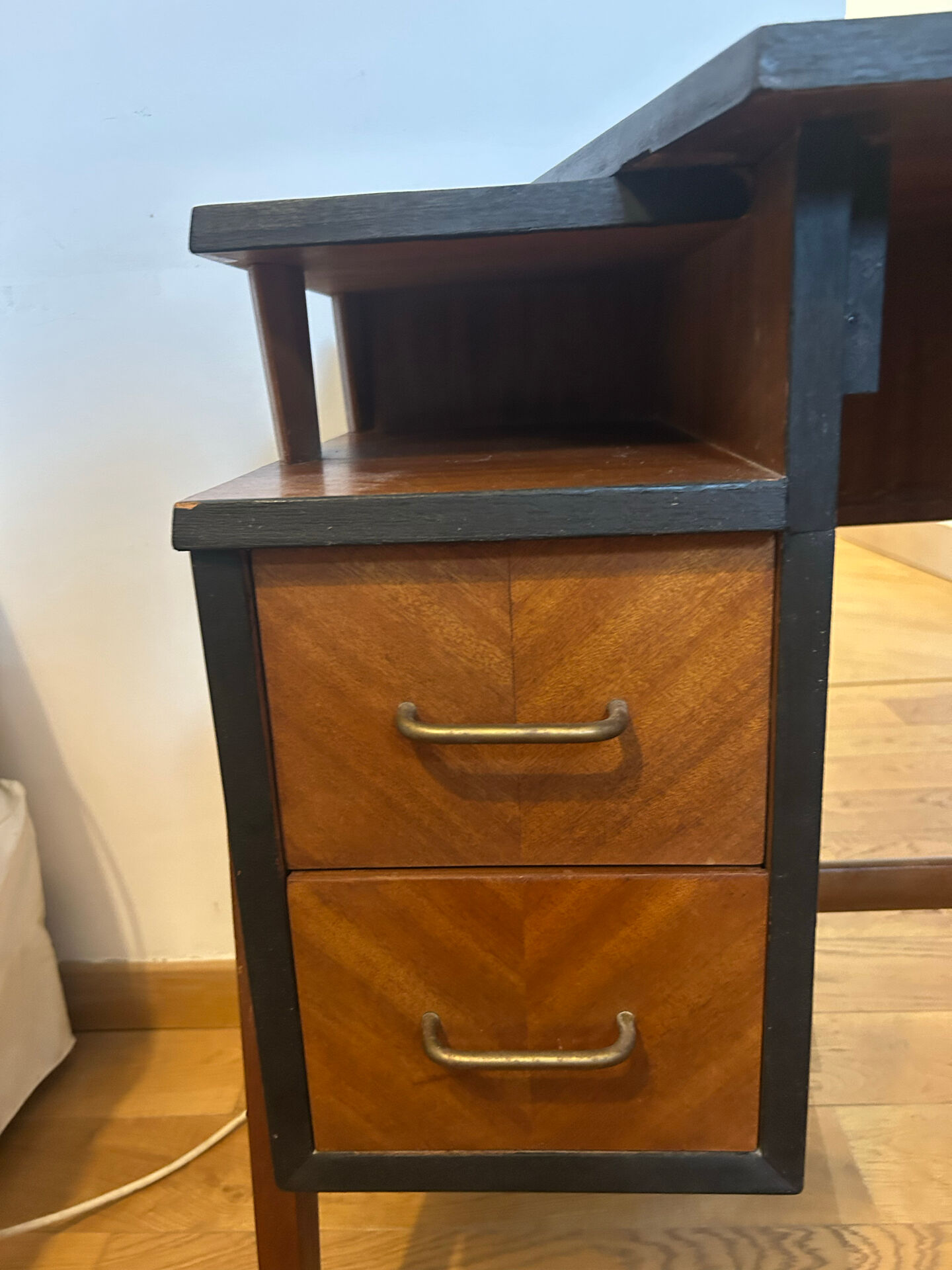 Small modernist desk / Mid-Century / compass – 1950s-60s
