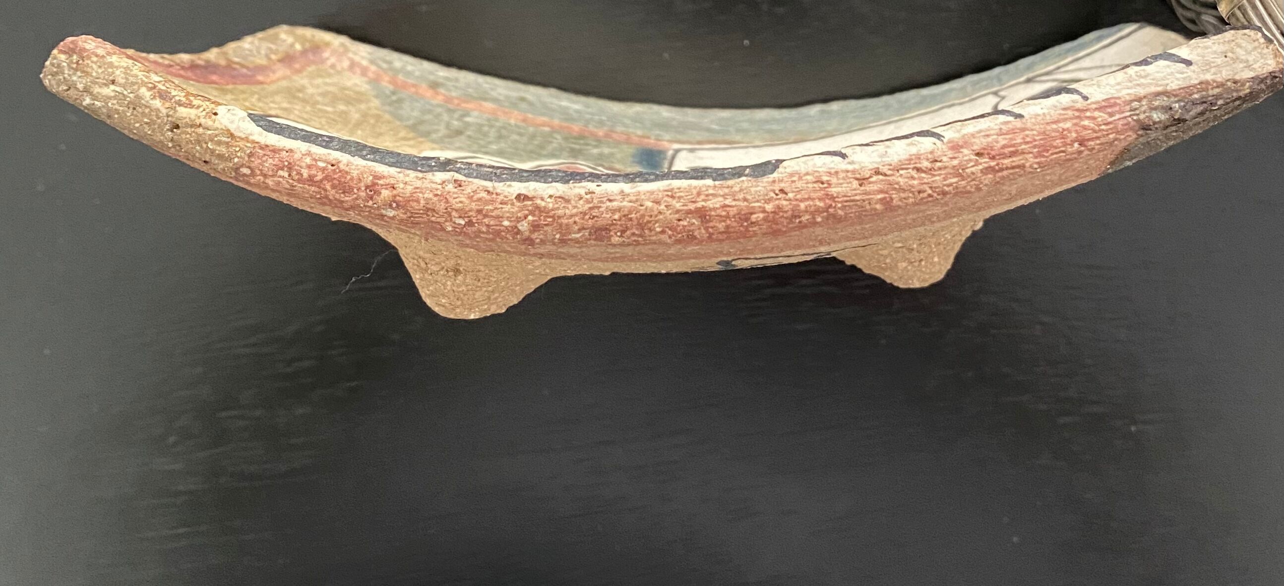 Terracotta cup contemporary pattern