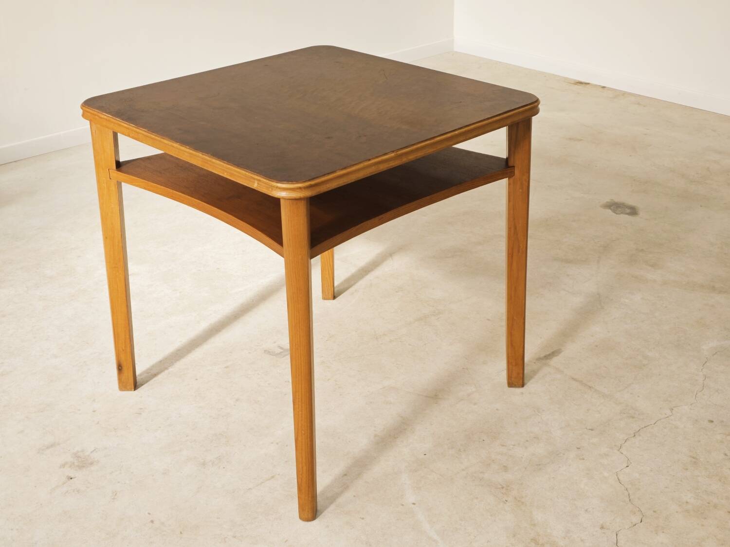 Walnut dining table 1950 Ex Czechoslovakia produced by UP Zavody