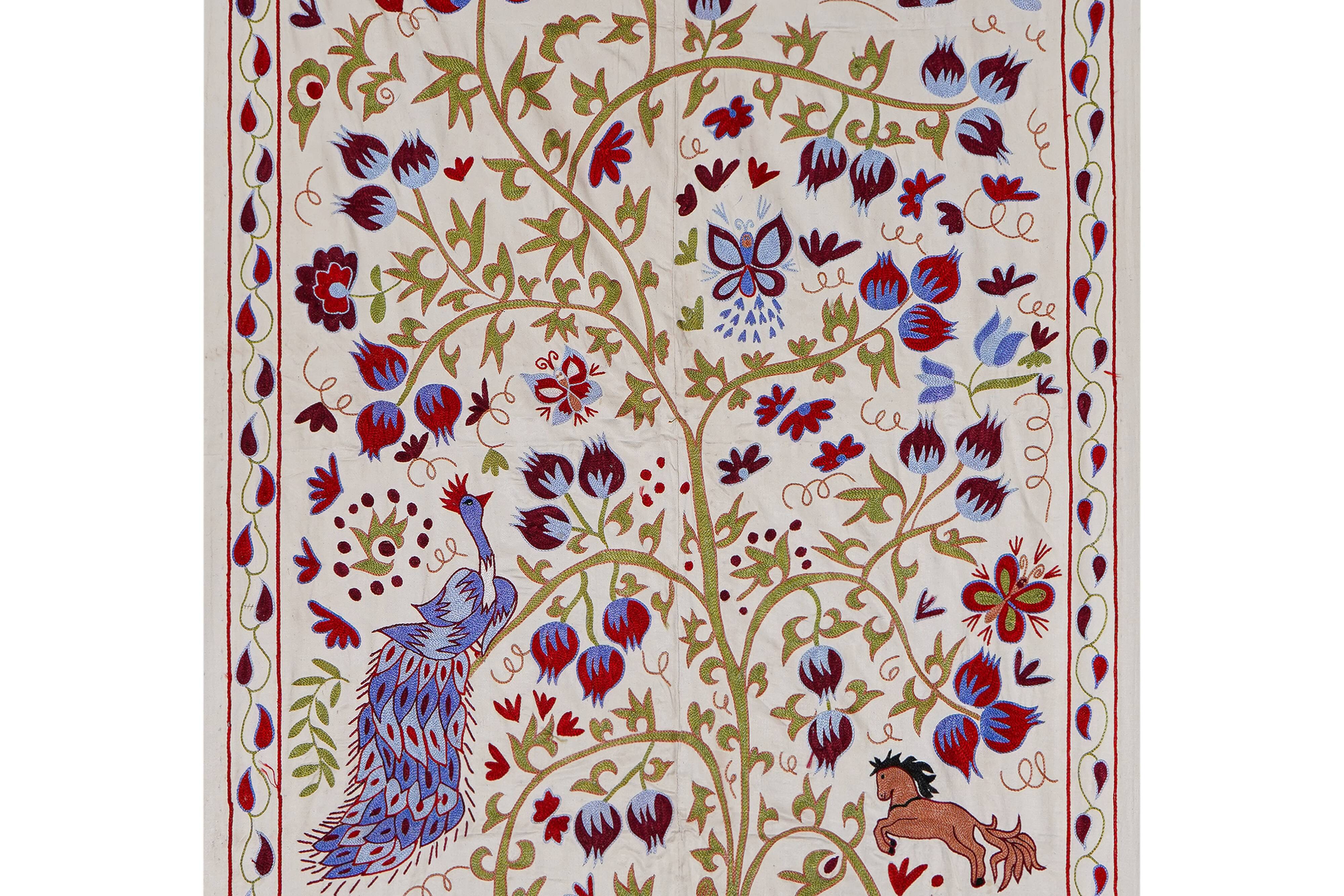 Hand-knotted rug, vintage Turkish rug 108x184 cm