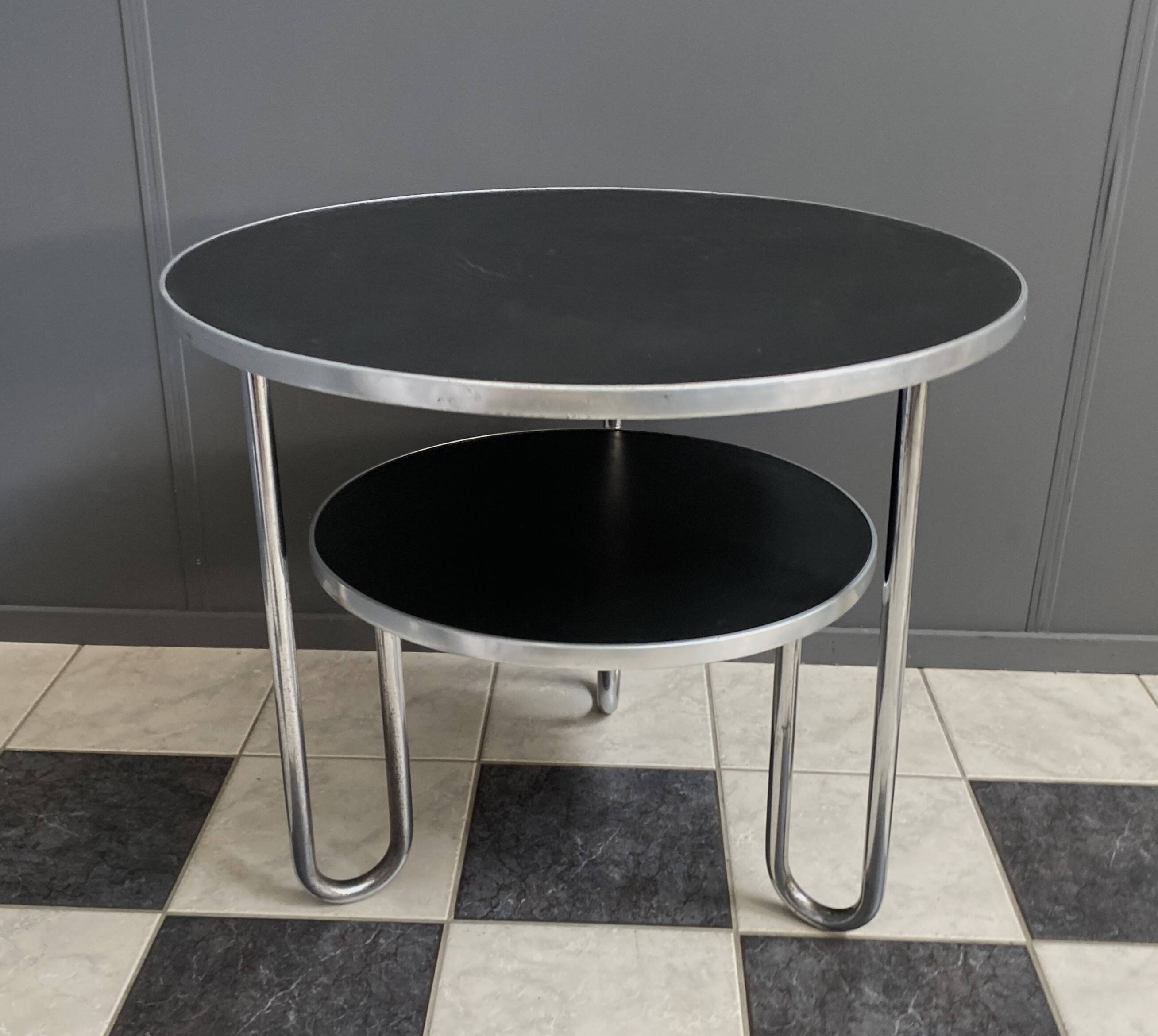 Round 2 tier Mauser Werke Bauhaus coffee table