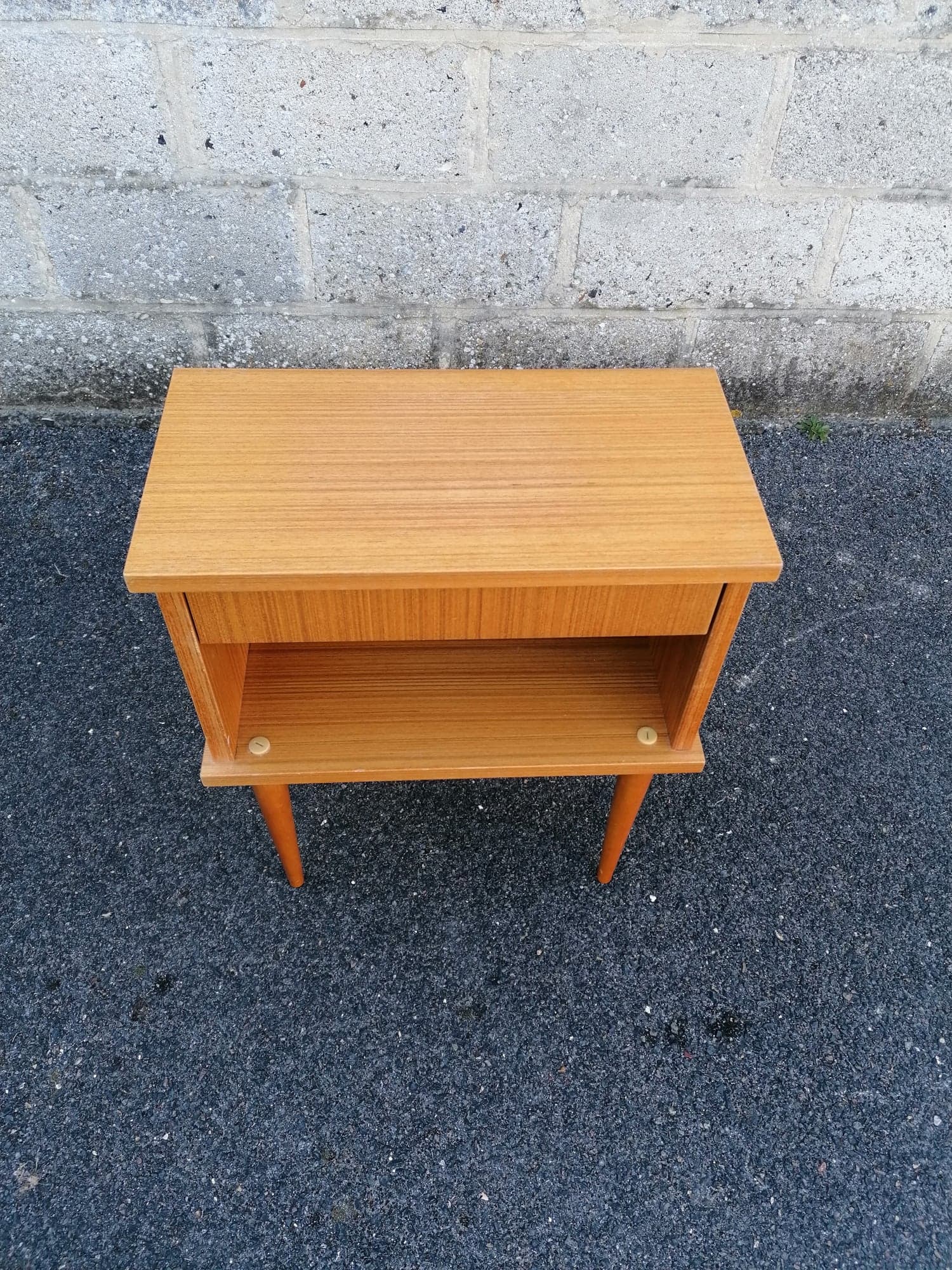 Vintage bedside table
