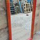 Antique mirror in Burmese teak.