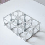 Set of 6 vintage aluminium napkin rings / egg cups by Pier