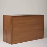 Elm wood chest of drawers by Luigi Gorgoni