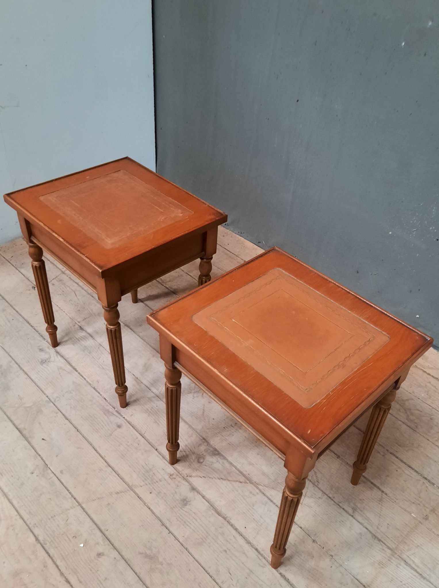 Pair of sofa ends