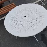 Antique garden furniture in vintage iron