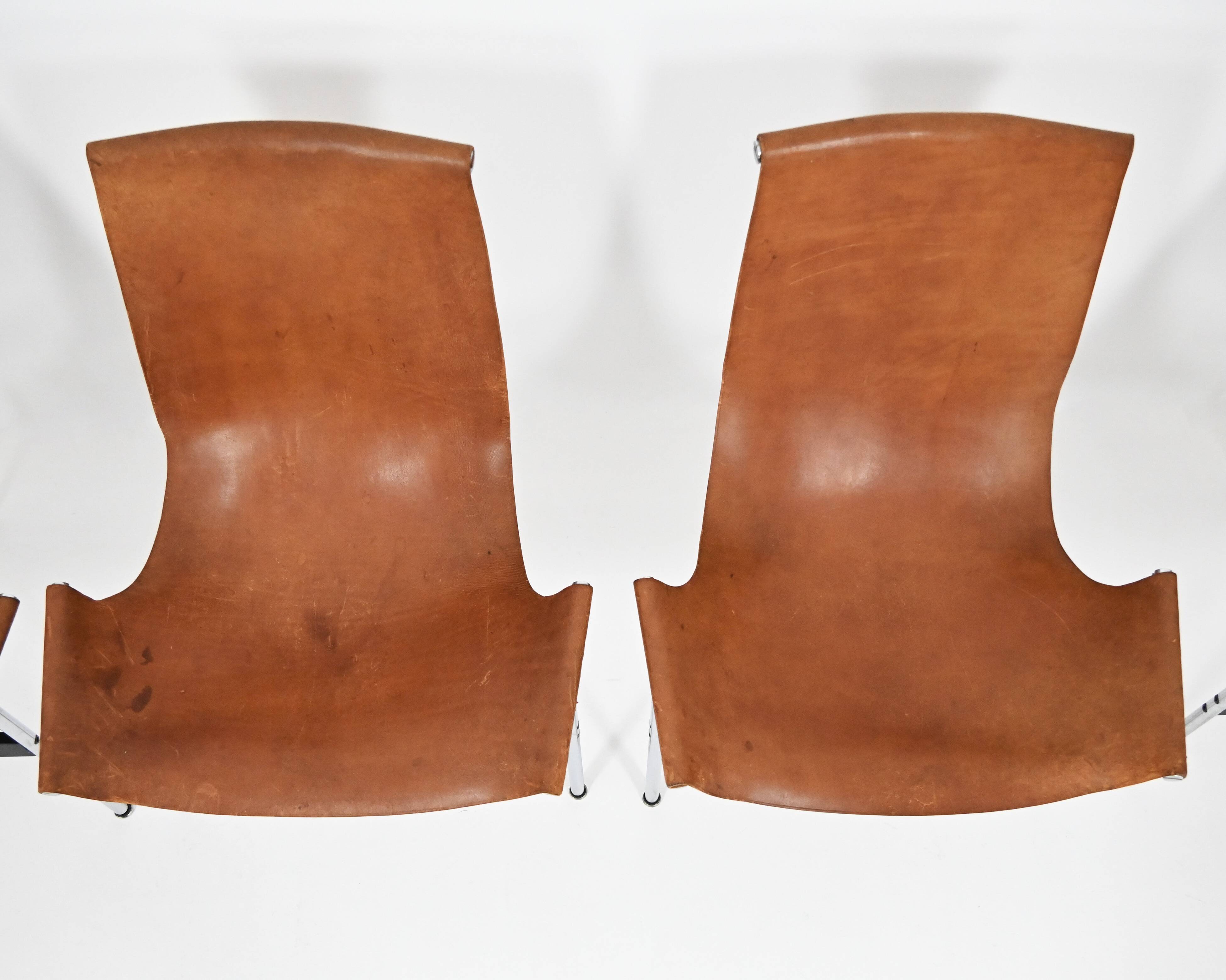 Model 3LC T Chairs by William Katavolos for Laverne International, 1952