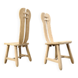 Vintage dining chairs by Depuydt, Belgium, set of 6 - 1960s