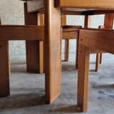 Silvio Coppola table and 6 chairs set