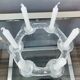 1970s Swedish Pukeberg Glass Candle Holder