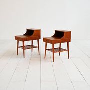 Pair of Swedish bedside tables, 1950s