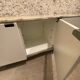 Sideboard bu Florence Knoll white and marble calacatta orro