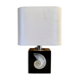 Lamp P. Giraudon, 1970, fabric cable 2M, lampshade