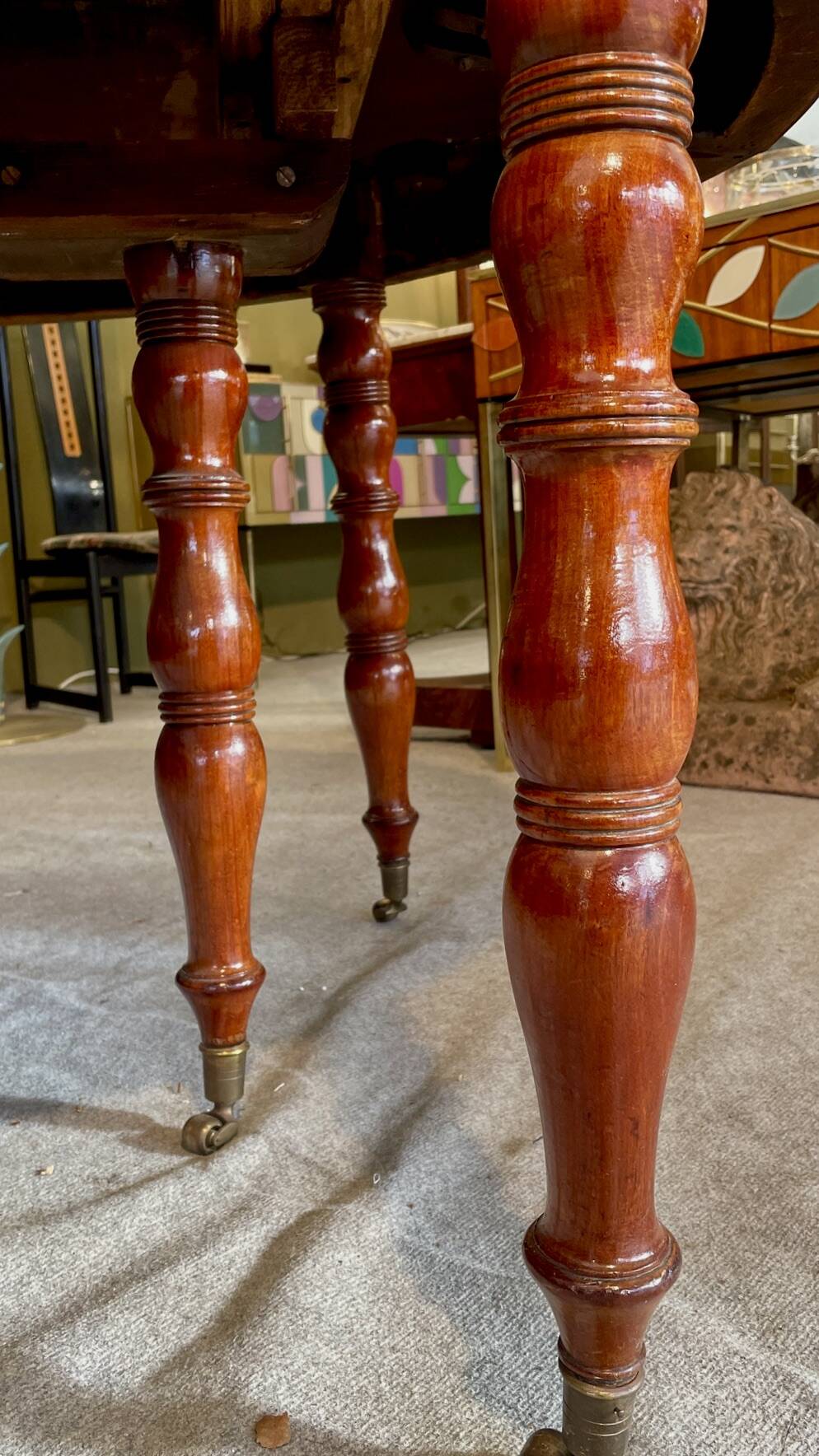 Mahogany dining table