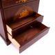 Inlaid antique chest of drawers, Northern Europe, around 1870. After renovation.