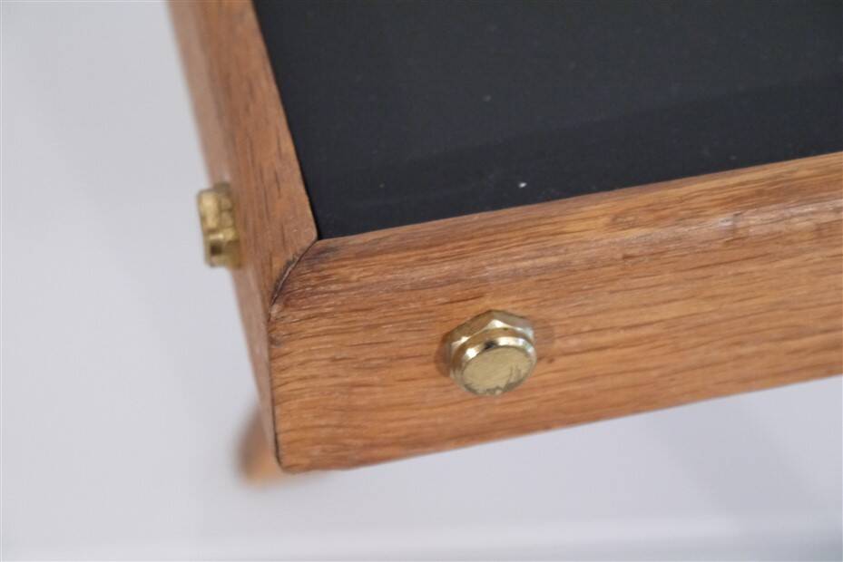 Pair of reconstruction style side tables 1950