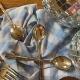 Bamboo dessert service from the 70's