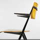 Vintage Pyramid chairs with armrests by Wim Rietveld