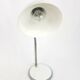 Grande lampe de bureau orientable en métal laqué blanc années 70