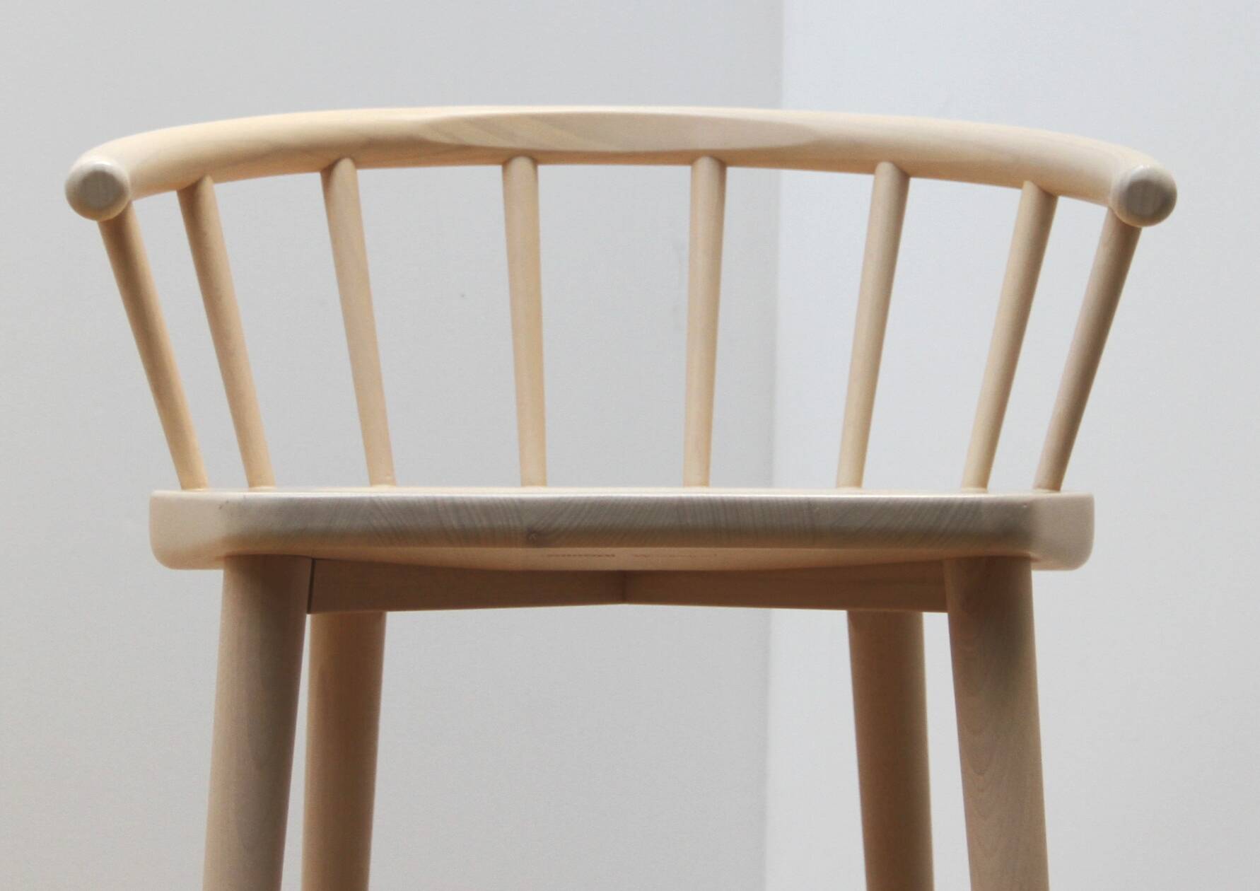Wood 607 bar stool, Billiani