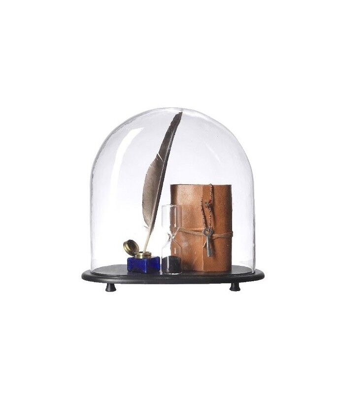 Glass bell with pacific base