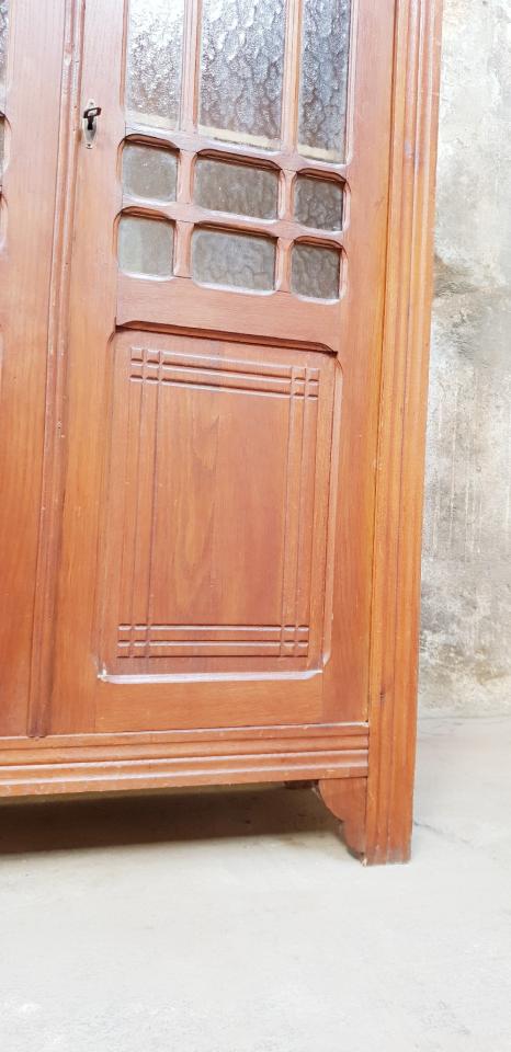 Glass-glazed Parisian wardrobe