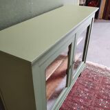 Large old glazed buffet
