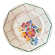 Round earthenware dish from Grasse, HBCM (Hippolyte Boulenger, Creil Montereau)