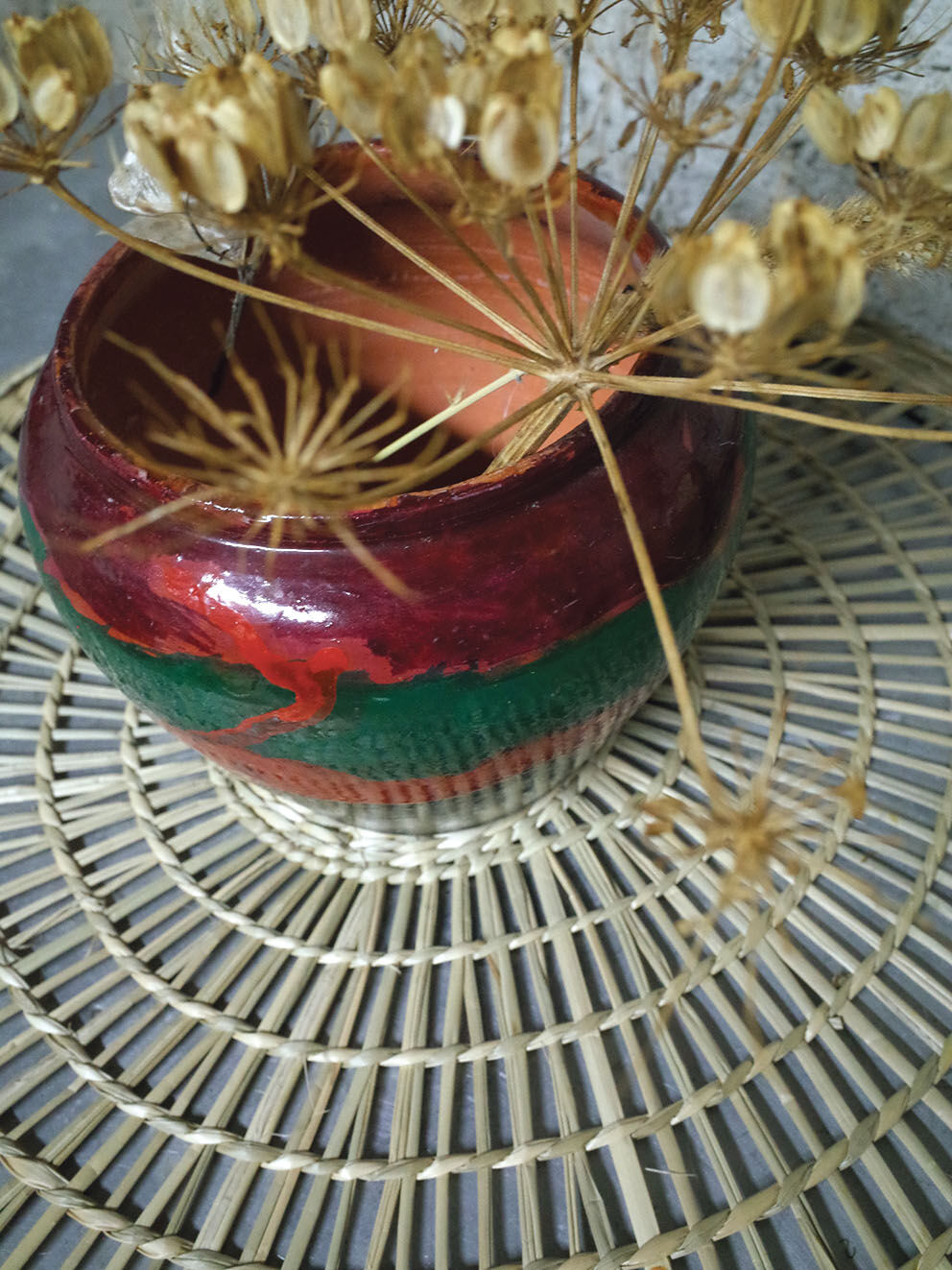 Artisanal ball vase