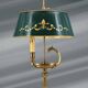Directoire Style Gilt Solid Bronze Bouillotte Lamp "Lucien Gau"