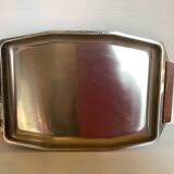 Metal and wood tray
