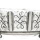 Postmodernist sugar bowl, silver-plated brass, HEFRA, Poland, 1970s