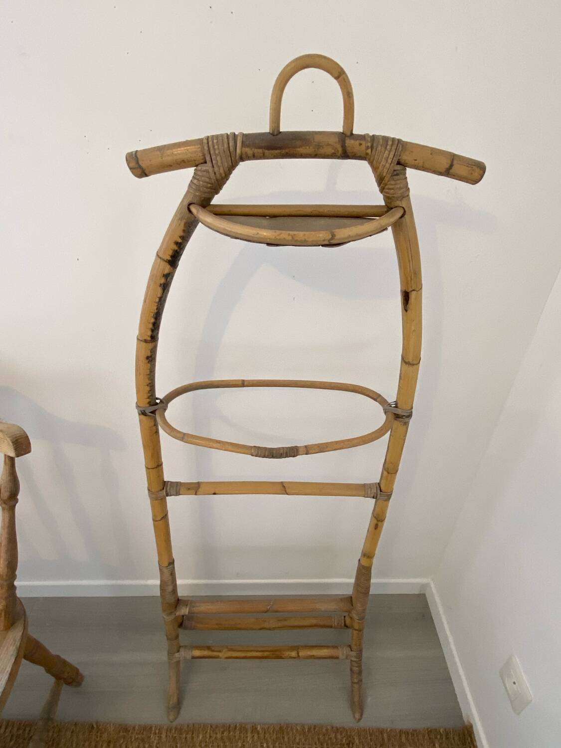 Valet de chambre rotin