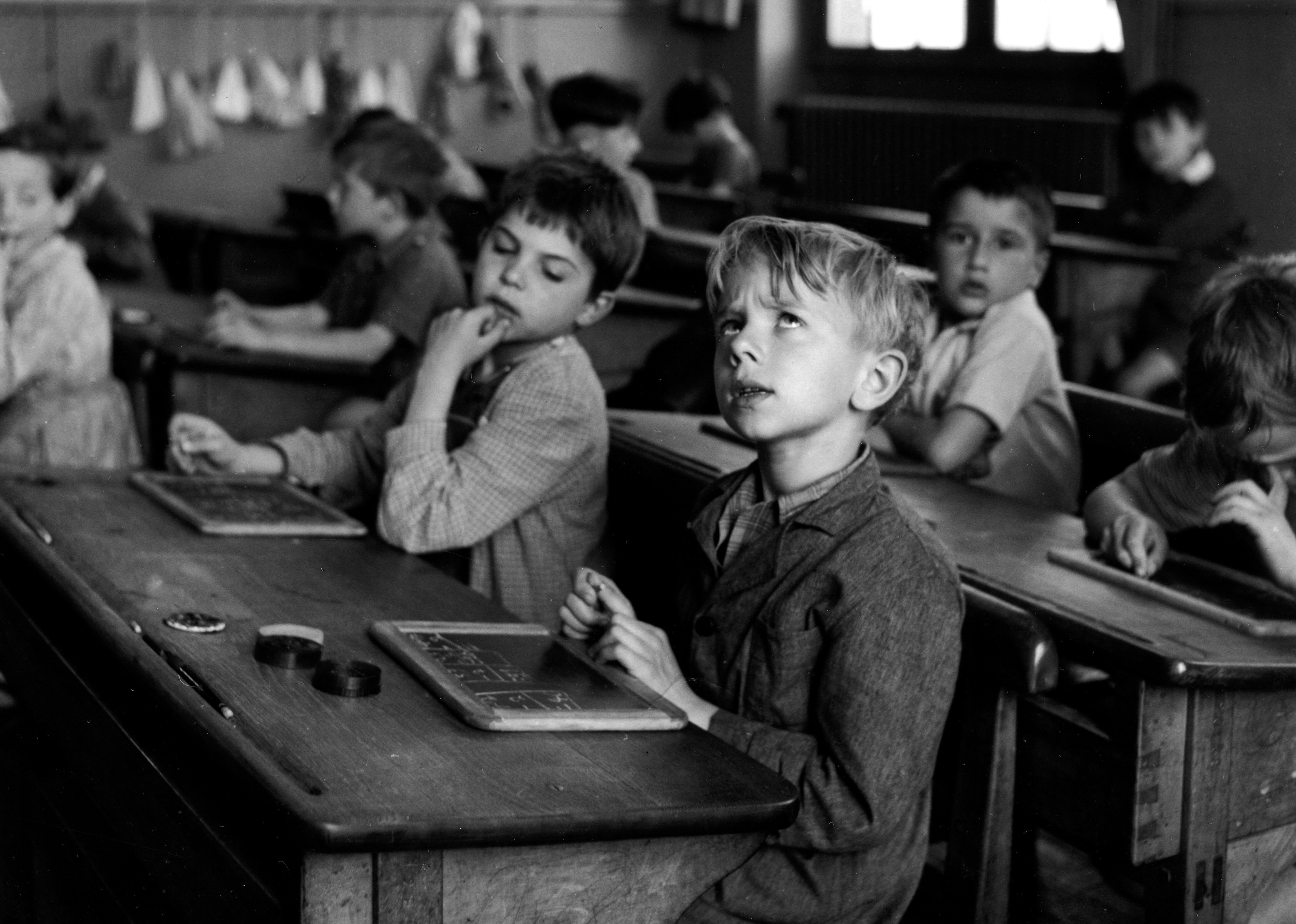 Photography, "The Calculus Lesson", Paris, 1956 / Tribute to Robert Doisneau / 15 x 15 cm