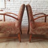 English armchair couple art deco