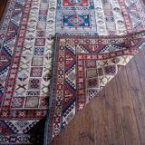 Handmade Pakistani Kazak rug 235x184cm