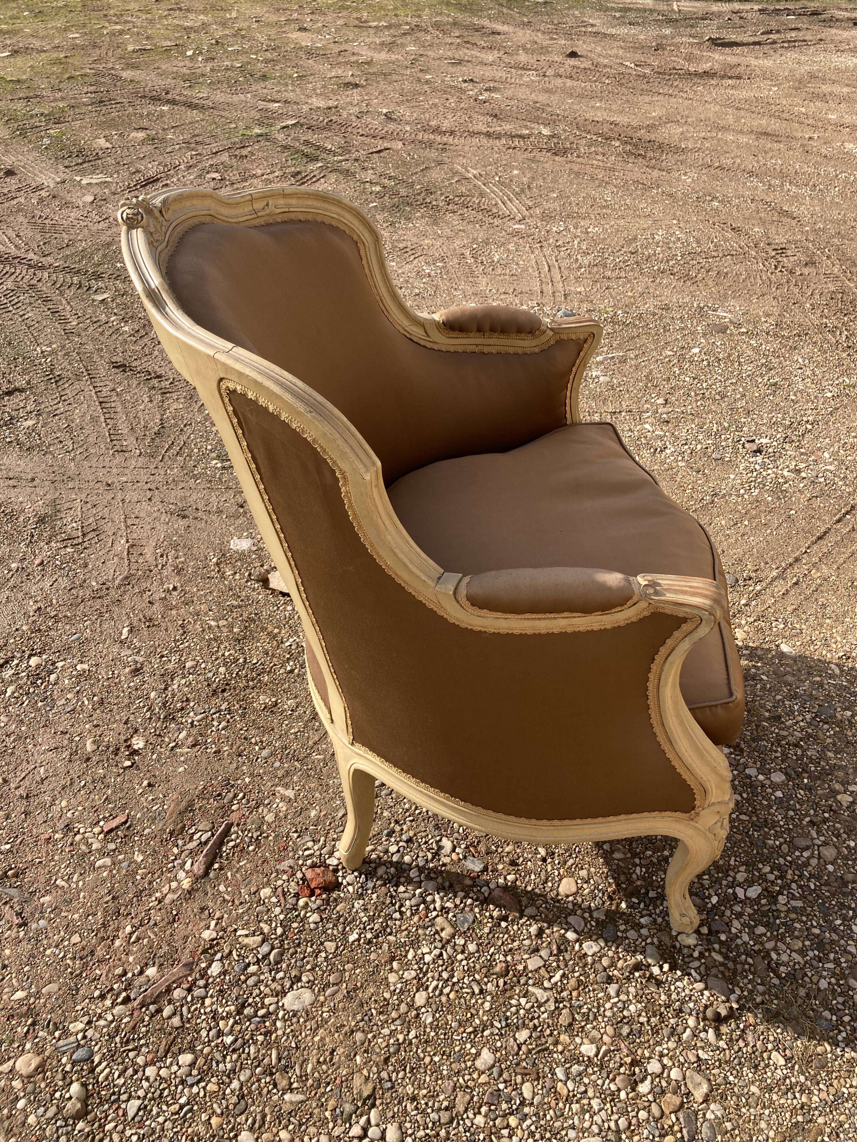 Pair of shepherdess armchairs