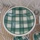 Set of antique Scottish tile dishes