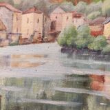 Oil on canvas signed