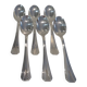 6 silver plated soup spoons Christofle Atlantide 20.7cm