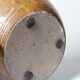 Grosse lampe boule grès pyrité émaillé vintage Baudat La Borne
