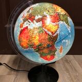 Globe lumineux des années 70 80 marque Tecnodidattica modèle p25dl