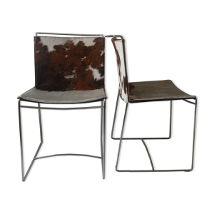 Set de 2 chaises filmetal