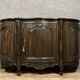 Louis XV style sideboard in lacquered wood and stained wood circa 1900