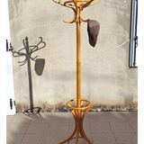 Porte-manteau perroquet sur pied style Thonet
