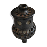 Lamp quadripode earthen terracotta of the sixties