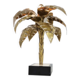 Maison jansen palm table lamp, 1970s