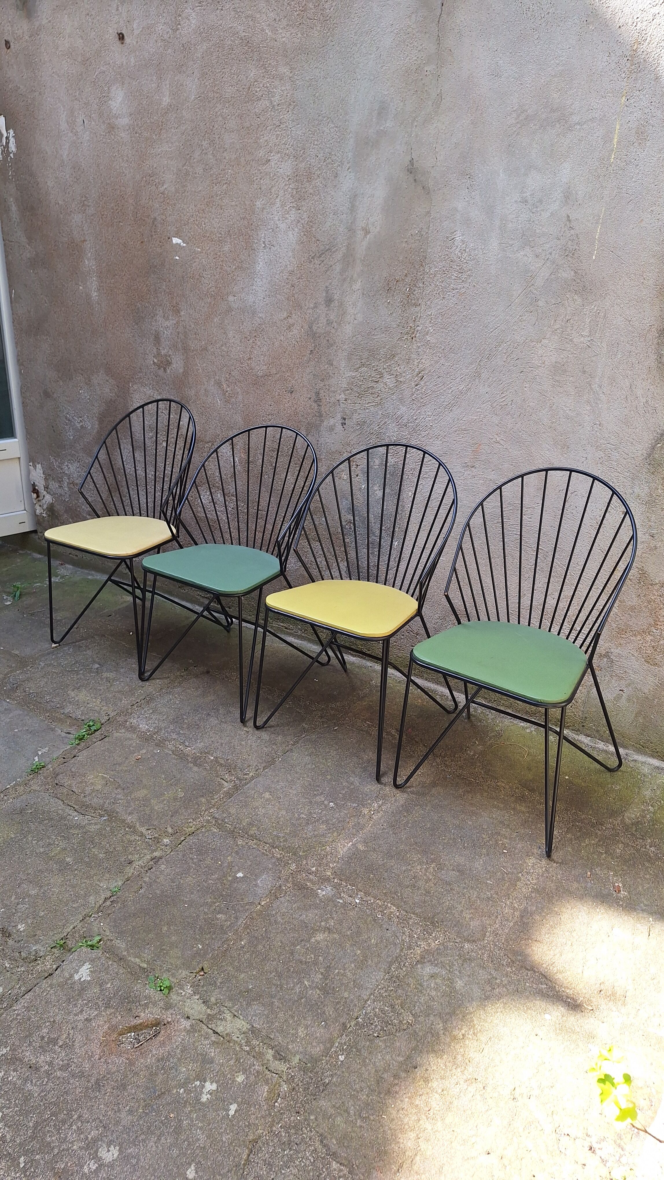 Set of 4 chairs by J.O. Waldar & V. Möldhammer for Sonett Karl Fostel
